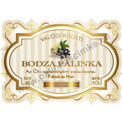 Bodza pálinka címke - "Golden Age"