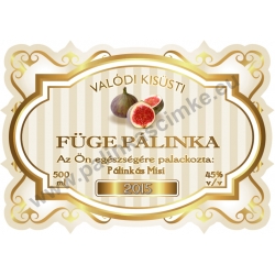 Füge pálinka címke - "Golden Age"