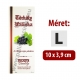 Törköly kék pálinkás címke - Kézzel írható - "manuscript"