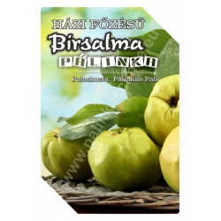 Birsalma pálinka címke - "FRUCTUS"