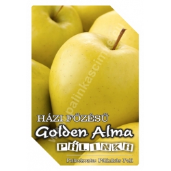 Golden alma pálinka címke - "FRUCTUS"