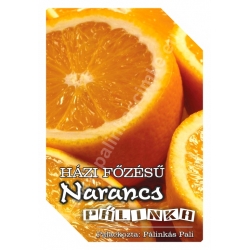 Narancs pálinka címke - "FRUCTUS"