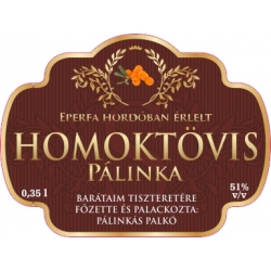 Homoktövis címke - "Superb"