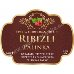 Ribizli címke - "Superb"