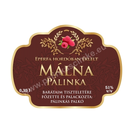 Málna címke - "Superb"