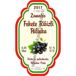 Fekete Ribizli címke - "Perfekt"