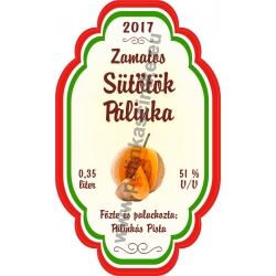 Sütőtök címke - "Perfekt"