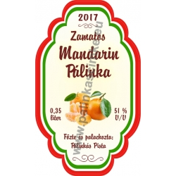 Mandarin címke - "Perfekt"