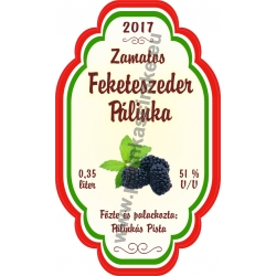 Feketeszeder címke - "Perfekt"