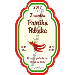 Paprika címke - "Perfekt"