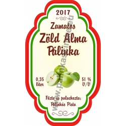 Zöld Alma címke - "Perfekt"