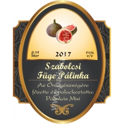 Füge pálinka címke - "Elite"