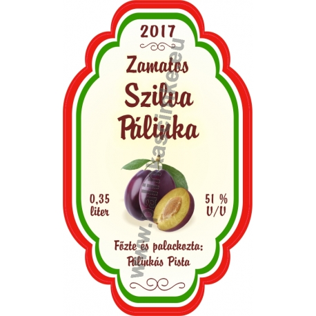 Kész pálinka címke - "Perfekt"